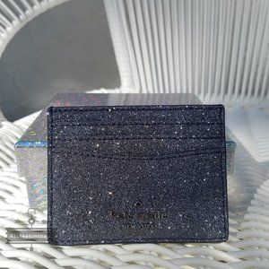 Kate Spade SMALL Lola SLIM CARD Holder Dusk Navy